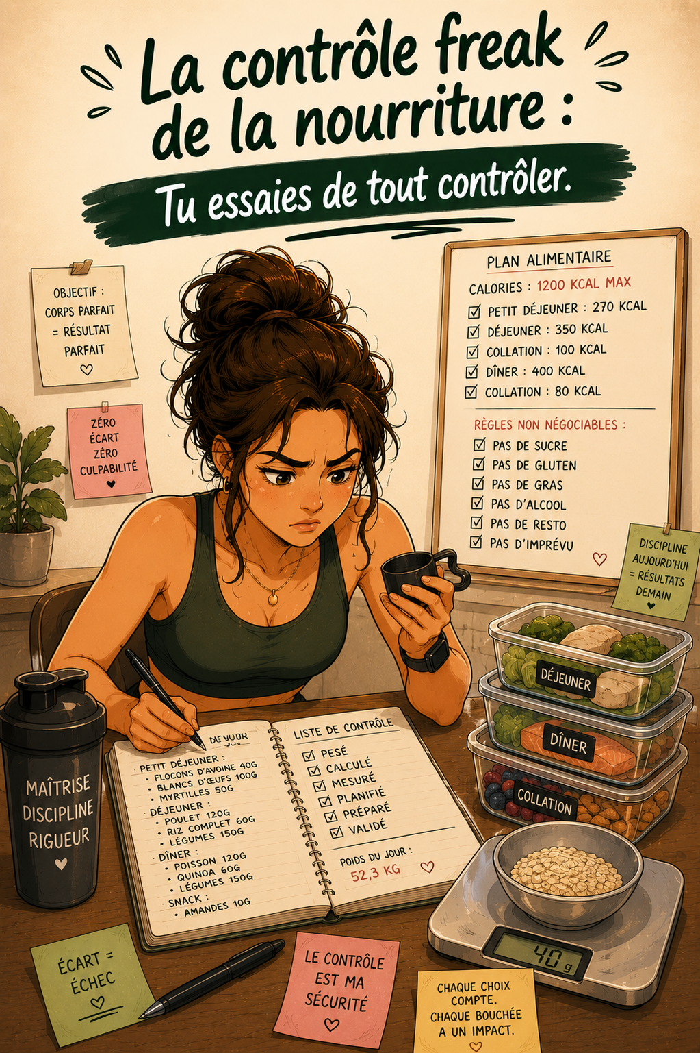La contrôle freak de la nourriture